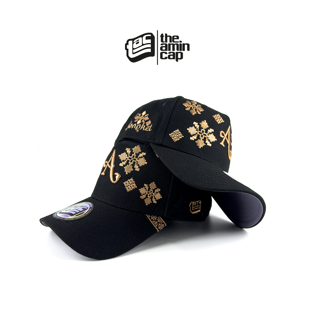 A Frame Snapback Songket Pusaka