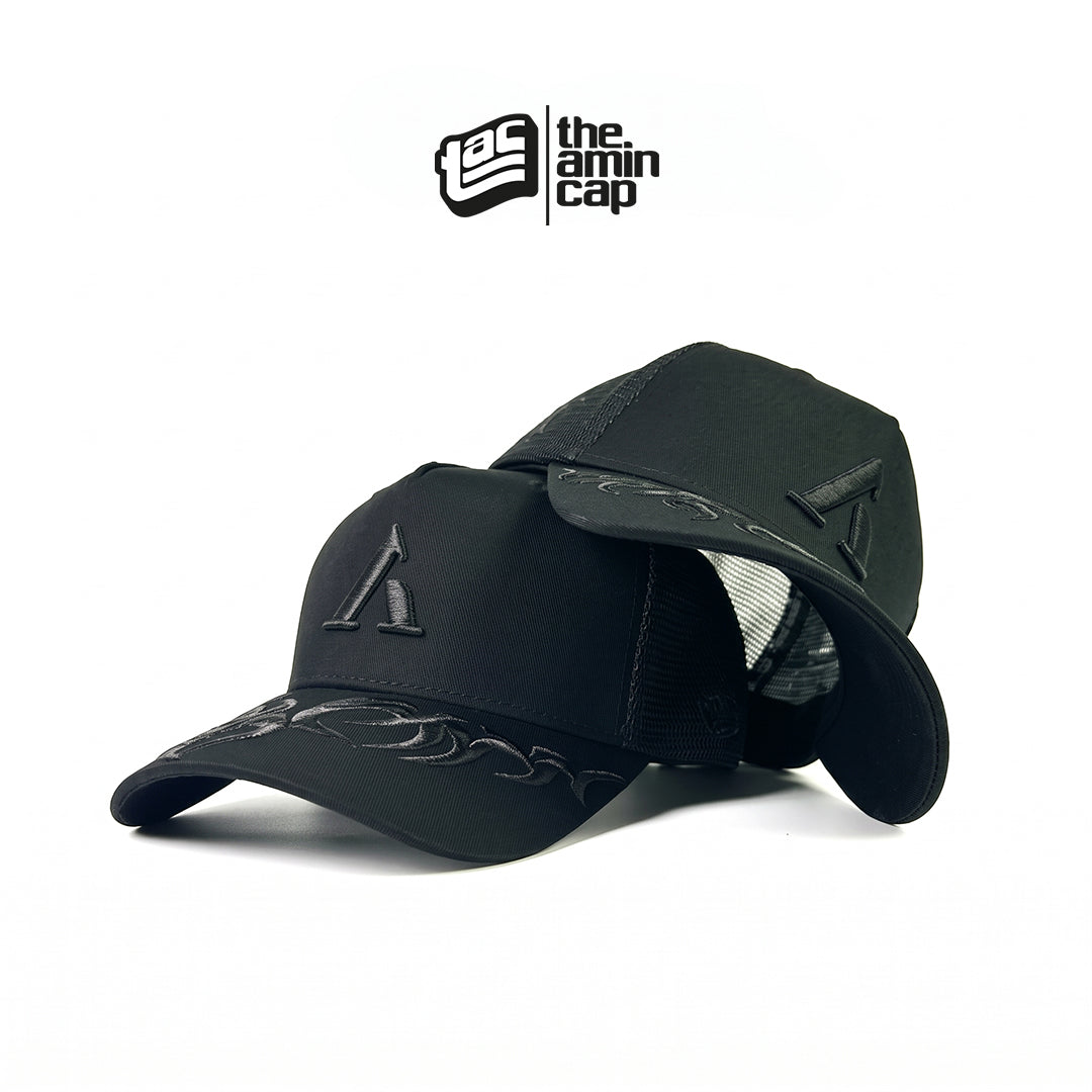Trucker Black Flame