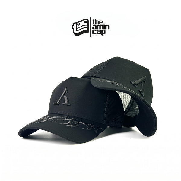 Trucker Black Flame
