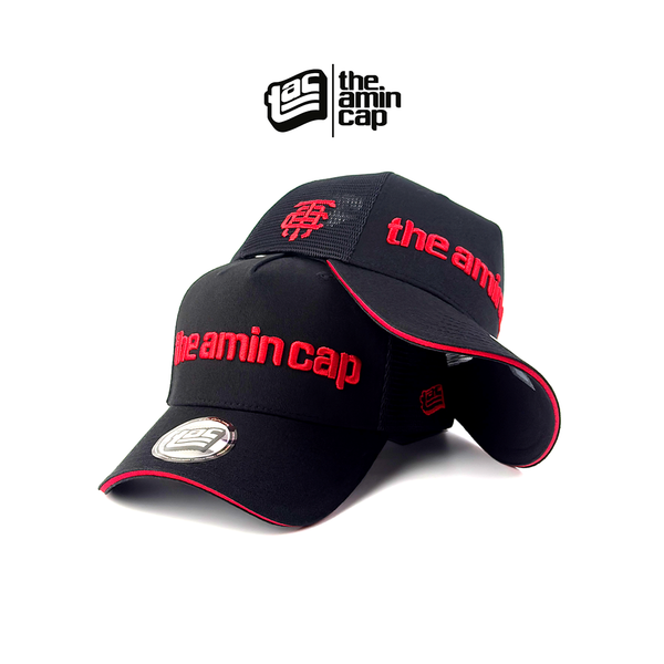 Trucker Black Red